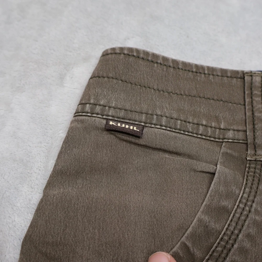 Kuhl Shorts Mens 32 Brown Ramblr Lightweight Soft‎ Stretch Outdoor Hiking 10